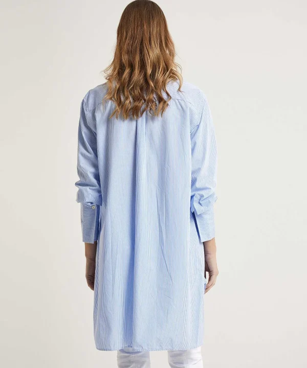 Poplin Shirt Dress With Stripe Avery*0039 ITALY Hot