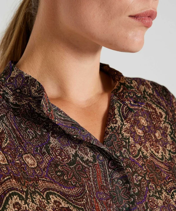 Blouse Paisley Print Rony*Jane Lushka Flash Sale