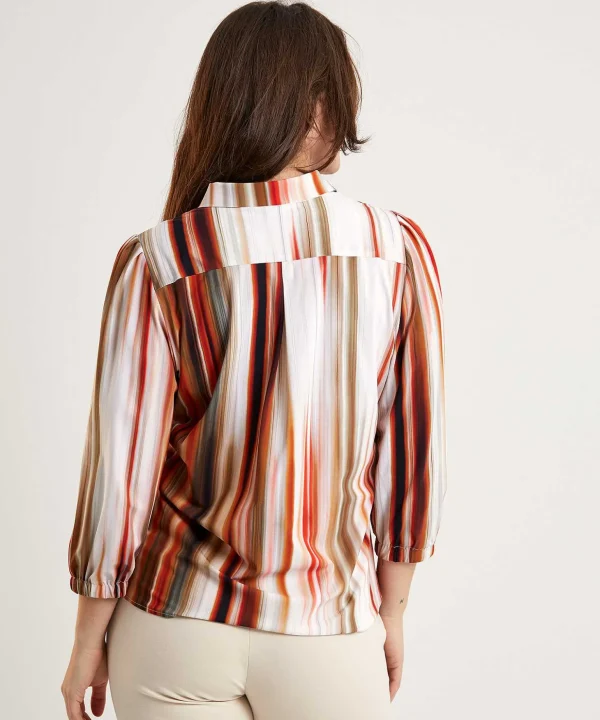 Blouse Print Travel Fabric Fusa*Japan TKY Shop