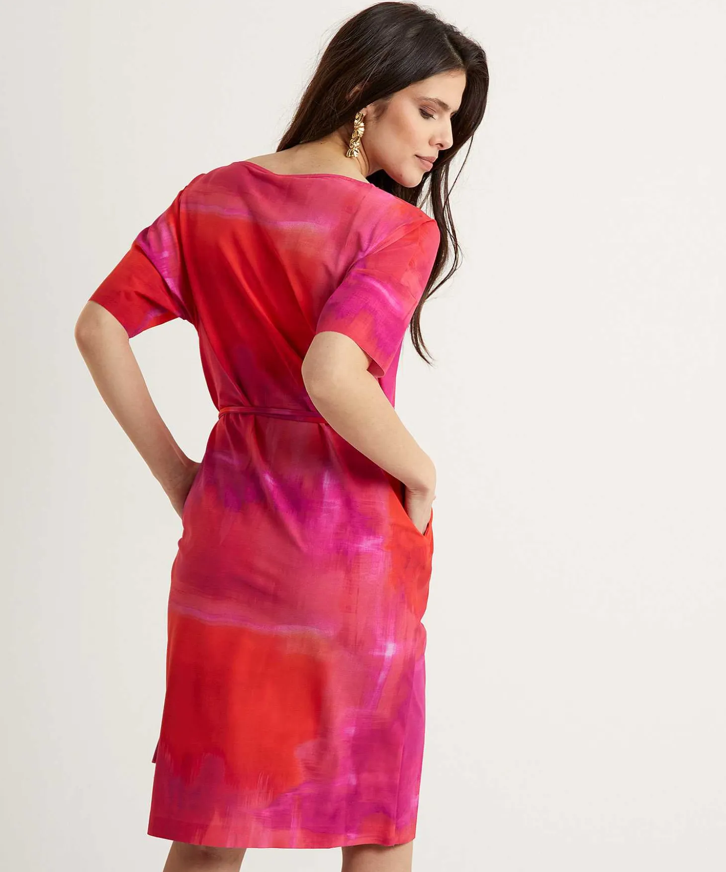 japan_tky_dress_print_tra_0.webp Dress Print Travel Fabric Kadi*Japan TKY Outlet