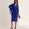 Dress V-Neck Travel Fabric Nyka*Japan TKY Sale