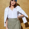 Jersey Polo Blouse** Online