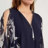 Blouse Voile Sleeves*Joseph Ribkoff Sale