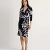 Wrap Dress Flower*Joseph Ribkoff Flash Sale
