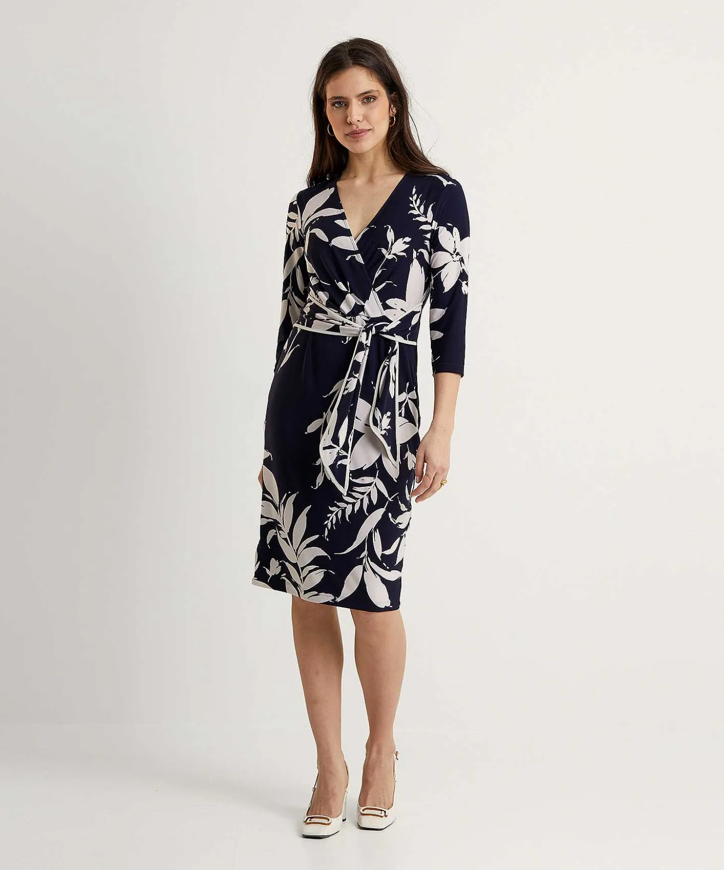 joseph_ribkoff_wrap_dress_0.webp Wrap Dress Flower*Joseph Ribkoff Flash Sale