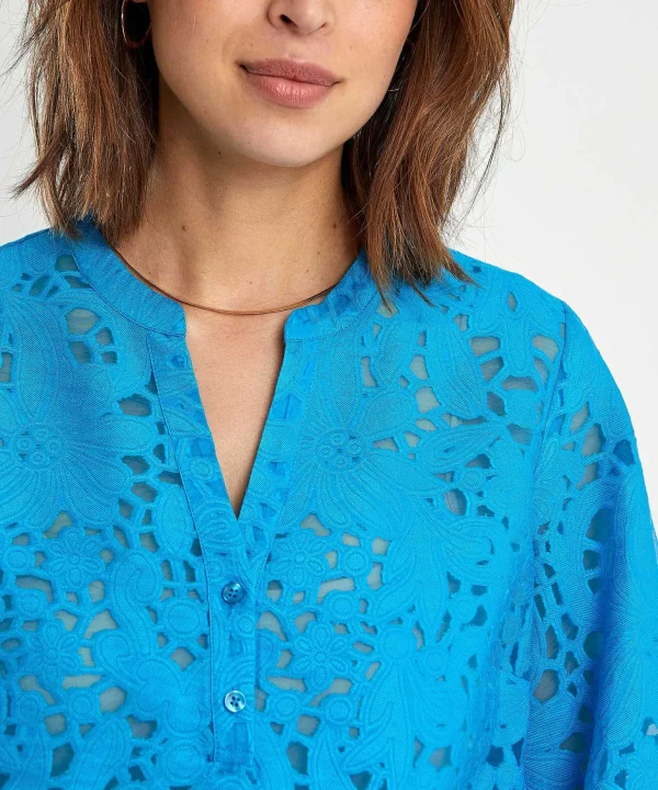 Ausbrenner Blouse Flowers Tamara*KYRA Sale