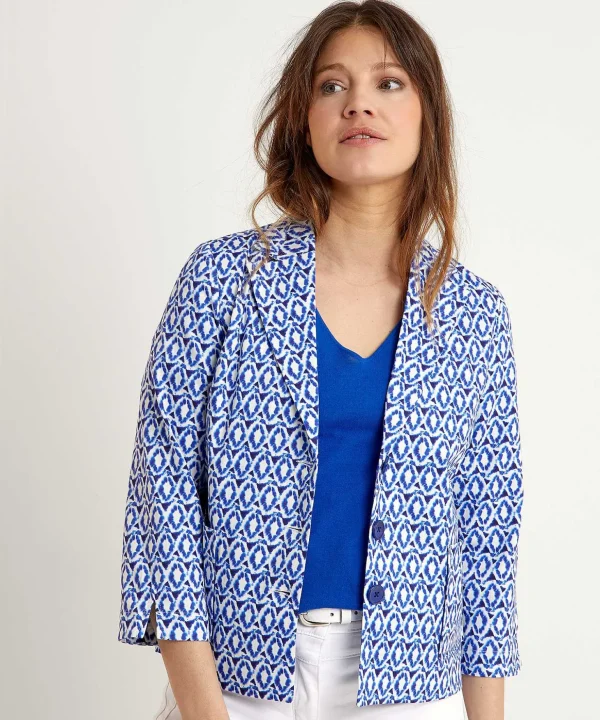 Blazer Tie-Dye Print Angelina*KYRA Clearance