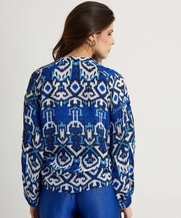 Blouse Ikat Print Vera*KYRA Hot
