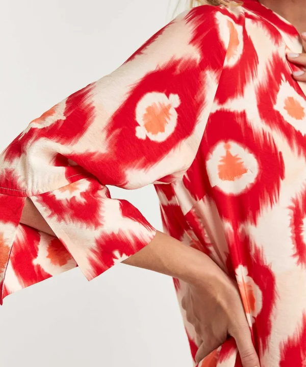 Blouse Tie-Dye Dot Netty*KYRA Cheap