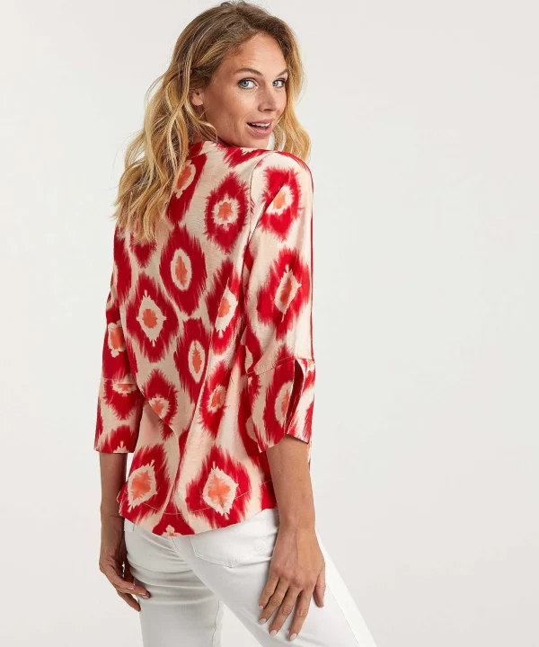 Blouse Tie-Dye Dot Netty*KYRA Cheap