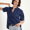 Denim Blouse Sanne*KYRA Best Sale