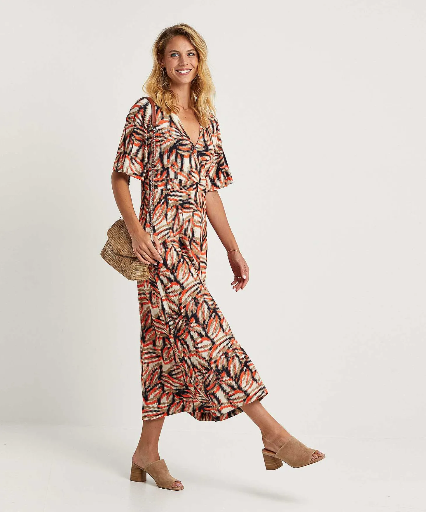 kyra_dress_faded_leaf_nan_1.webp Dress Faded Leaf Nancy*KYRA Cheap