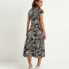 Dress Flower Print Ellen*KYRA Shop