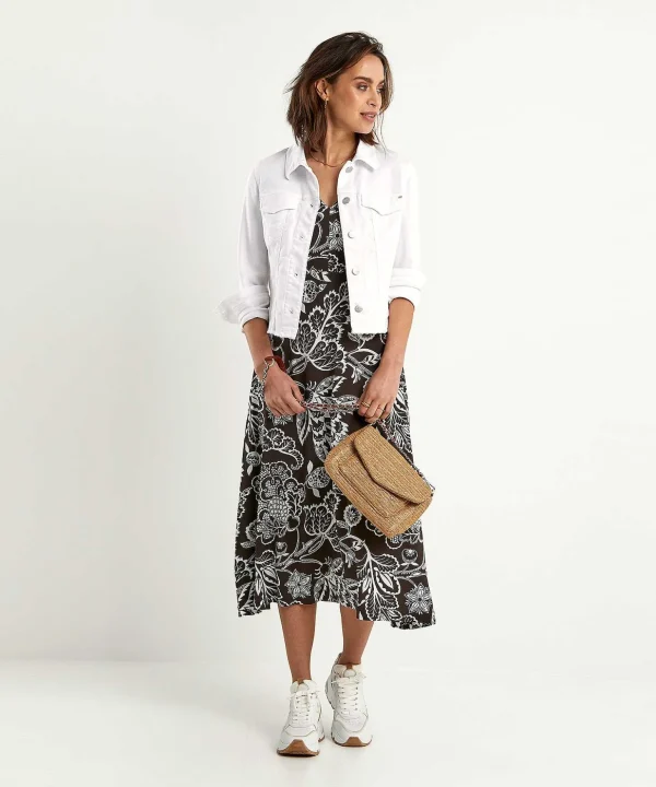 Dress Flower Print Ellen*KYRA Shop