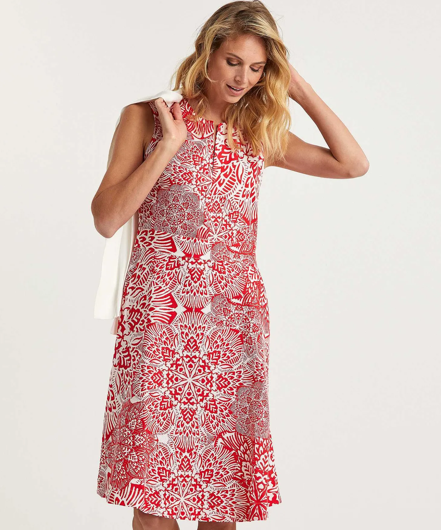 kyra_dress_linen_mix_twot_1.webp Dress Linen Mix Two-Tone Jorieke*KYRA Store