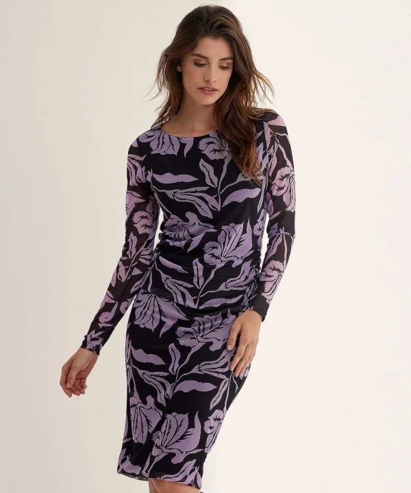 Dress Mesh Flower Print Maja*KYRA Discount