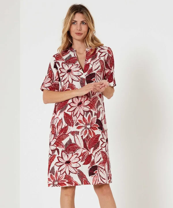 Dress Red Flower Lana*KYRA Best Sale