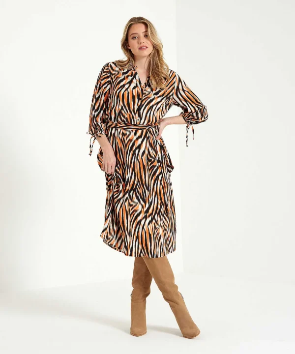 Dress Tiger Print Hette*KYRA Best