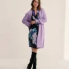 Dress With Belt Faded Flower Print Willy*KYRA Discount