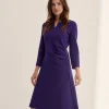 Dress With V-Neck Elif*KYRA Discount