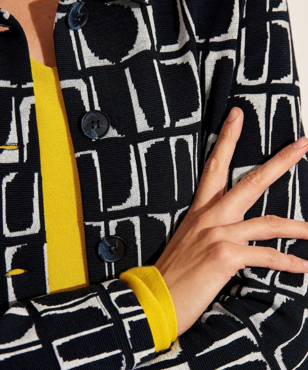 Jacket Geo Print Dulce*KYRA Hot