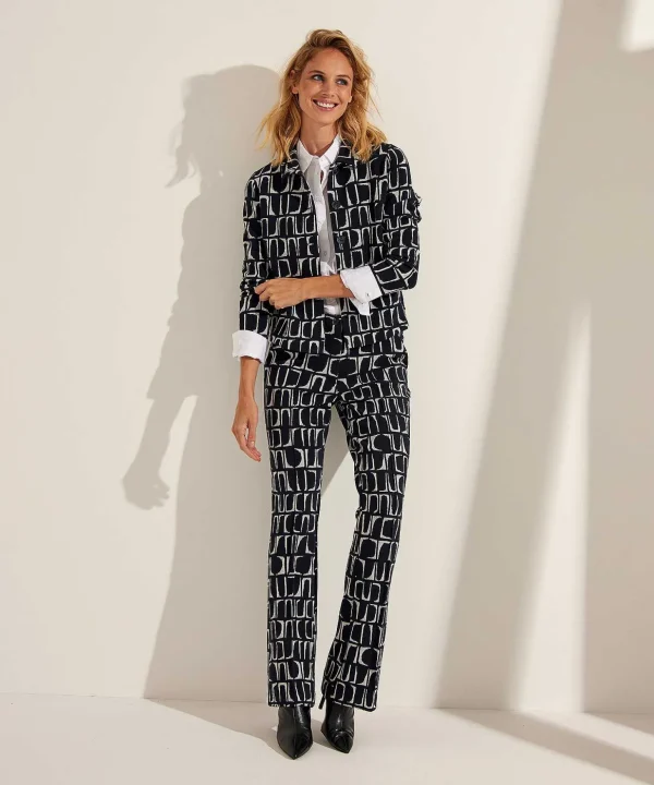 Jacket Geo Print Dulce*KYRA Hot