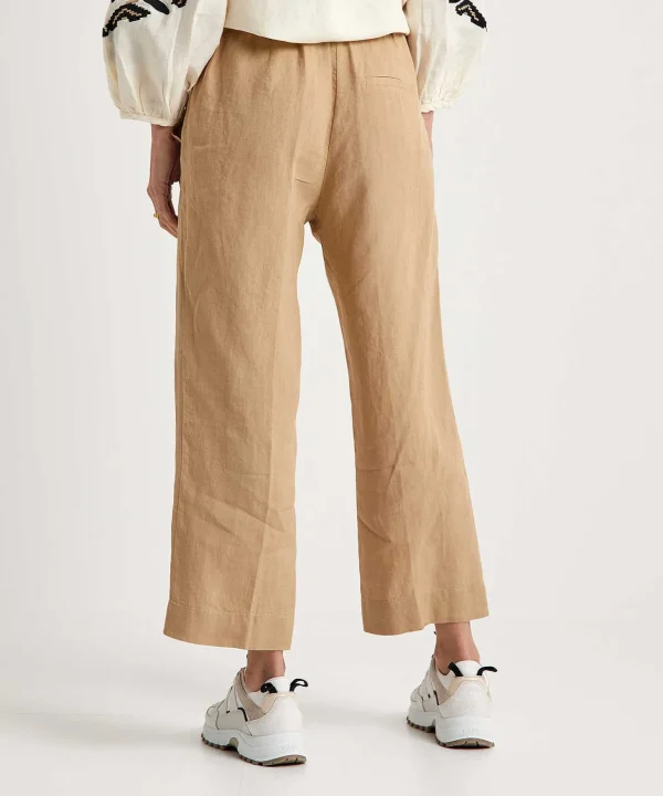Linen Cropped Pants Lucia*KYRA Hot