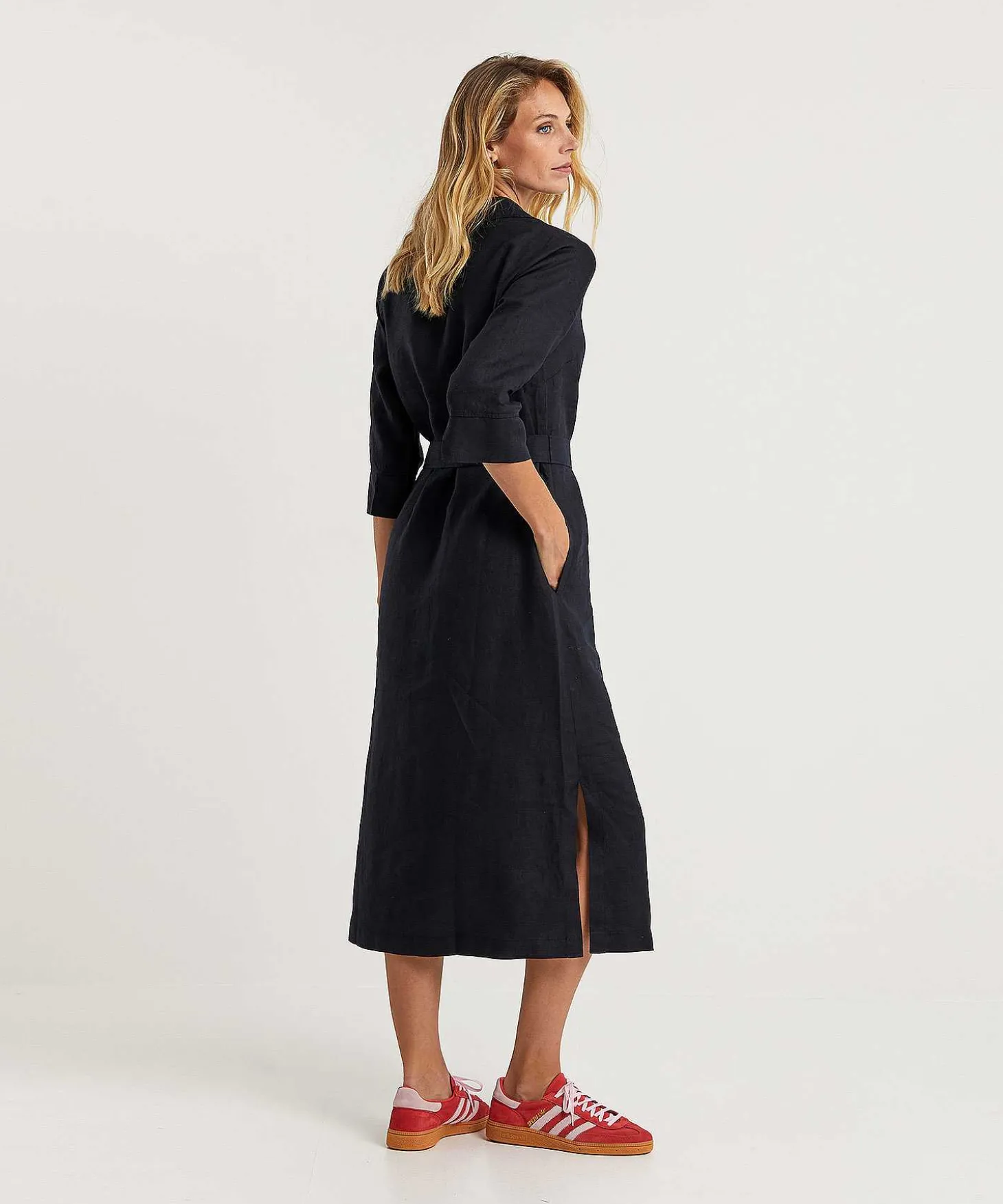 kyra_linen_dress_with_bel_0.webp Linen Dress With Belt Lian*KYRA Flash Sale