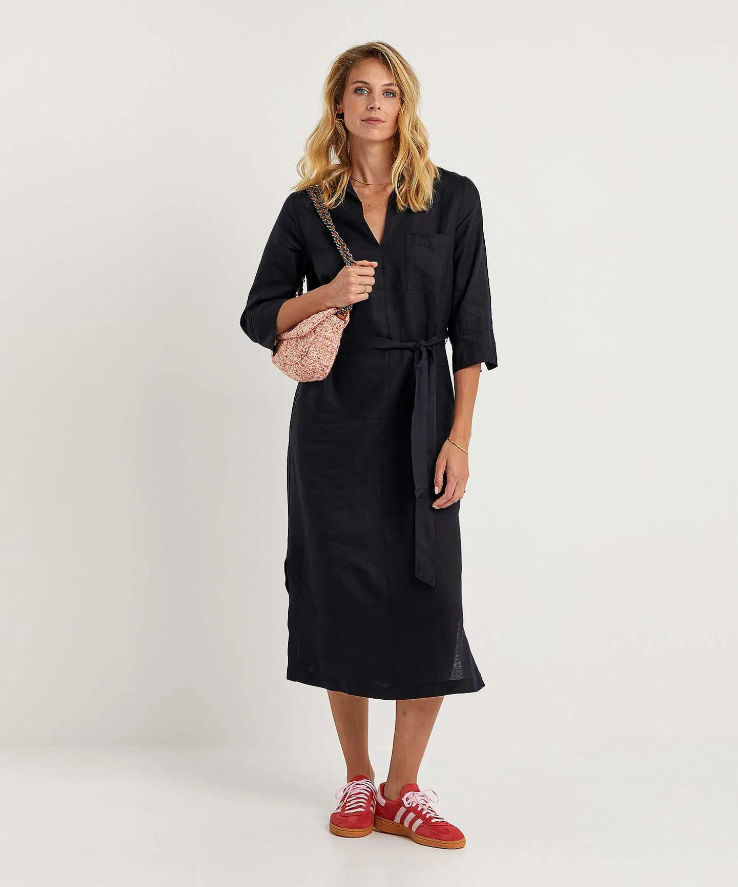 kyra_linen_dress_with_bel_1.webp Linen Dress With Belt Lian*KYRA Flash Sale