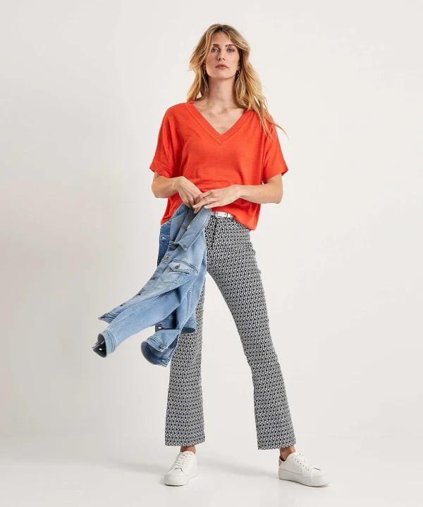 Linen Mix Sweater Esther*KYRA Cheap