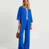Linen Tunic Blouse Liza*KYRA Fashion