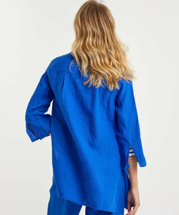 Linen Tunic Blouse Liza*KYRA Fashion