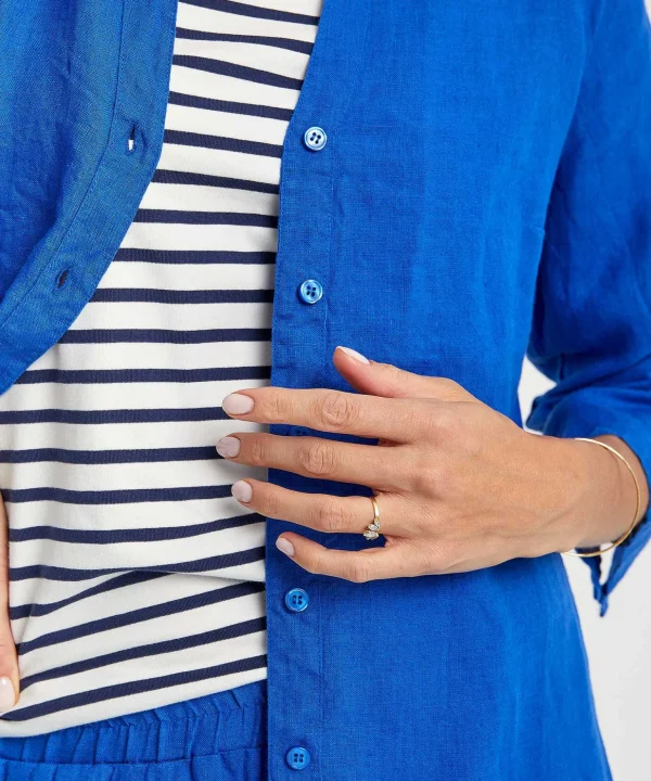 Linen Tunic Blouse Liza*KYRA Fashion