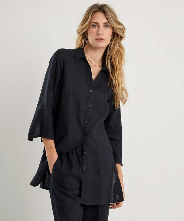 Linen Tunic Blouse Liza*KYRA Store