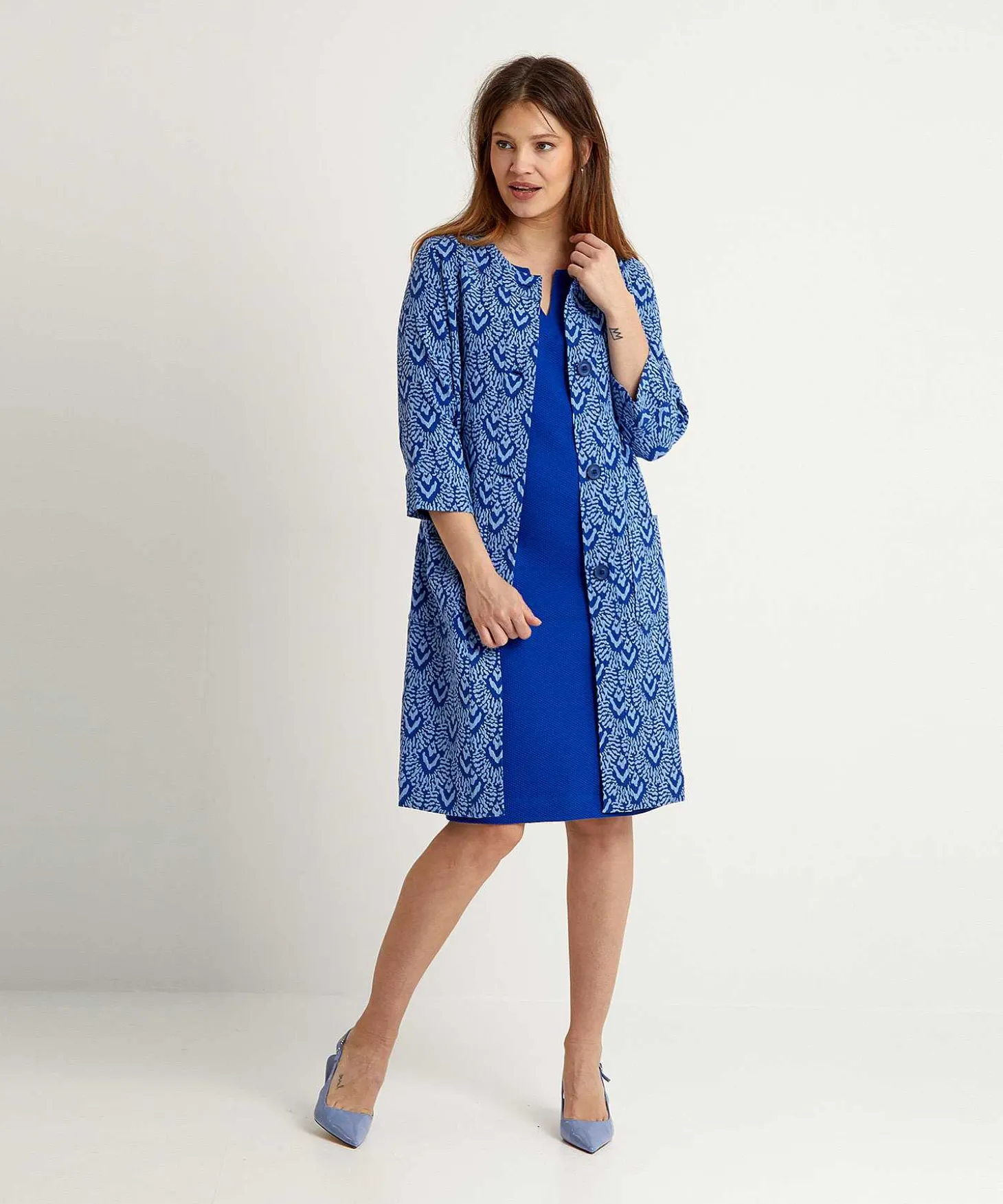 kyra_long_blazer_jacquard_0.webp Long Blazer Jacquard Christa*KYRA Sale