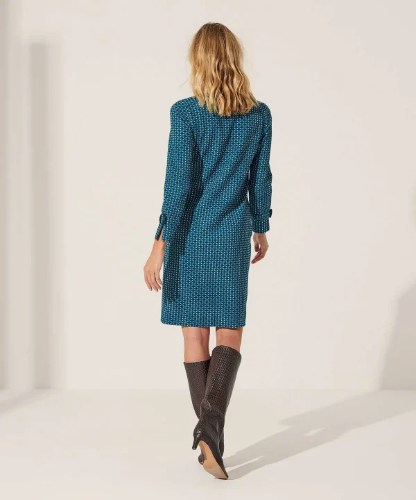 Multicolor Structure Dress Fauna*KYRA Outlet