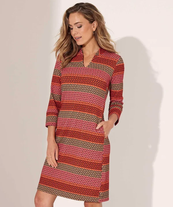 Multicolor Structure Dress Leyla*KYRA Cheap