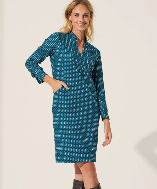 Multicolor Structure Dress Fauna*KYRA Outlet