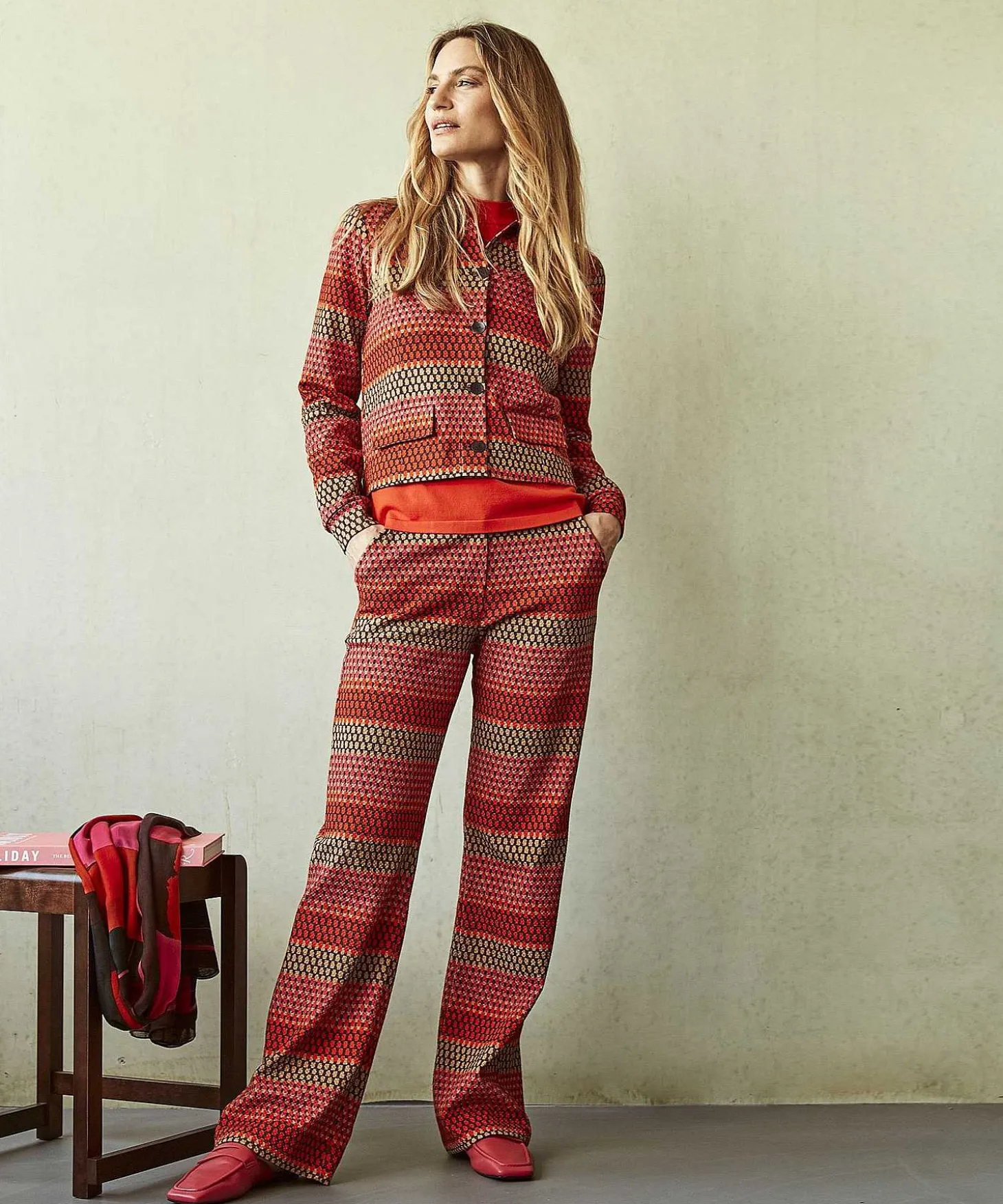 kyra_multicolor_structure_4-1.webp Multicolor Structure Wide Leg Pants Ferris*KYRA Cheap