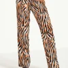 Palazzo Pants Tiger Print Hidde*KYRA Flash Sale