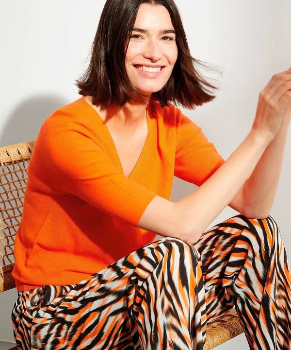 Palazzo Pants Tiger Print Hidde*KYRA Flash Sale