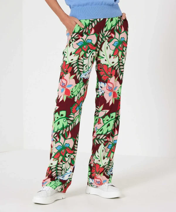Palazzo Pants Tropical Flower Maisa*KYRA Best Sale