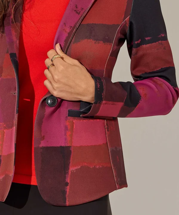 Scuba Blazer Abstract Nikita*KYRA Discount