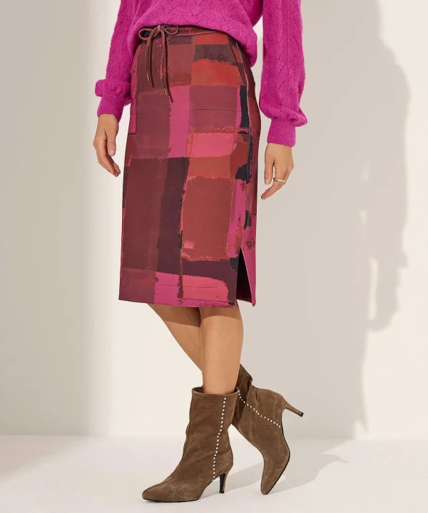 Scuba Skirt Abstract Noella*KYRA Best