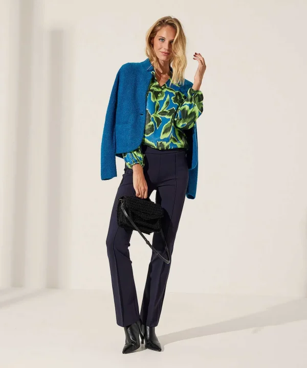 Silky Blouse Flower Attina*KYRA Sale