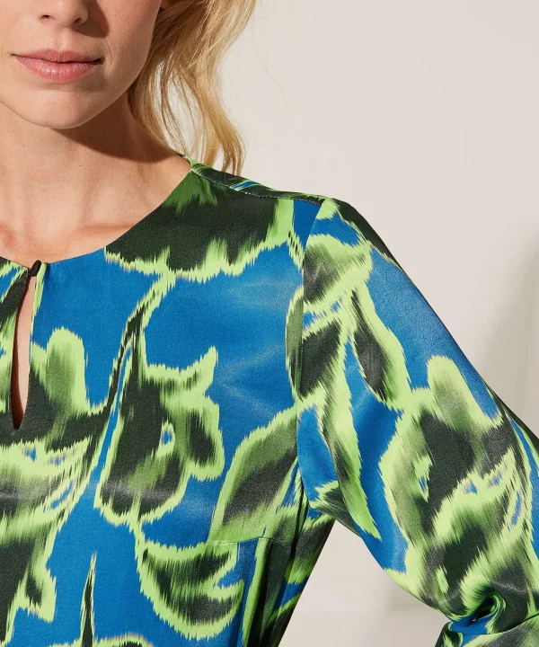 Silky Dress Flower Arlino*KYRA Flash Sale