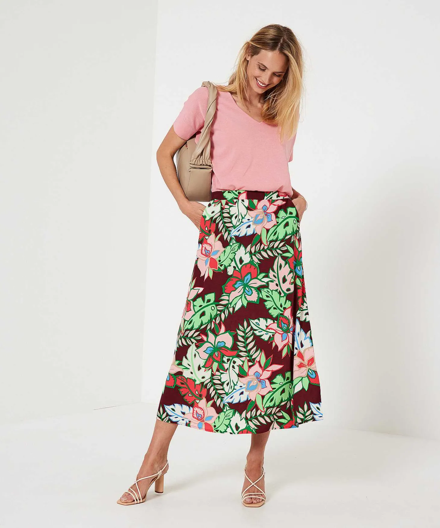 kyra_skirt_tropical_flowe_0.webp Skirt Tropical Flower Sparrow*KYRA Cheap