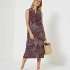 Striped Dress Line Print Ria*KYRA Cheap