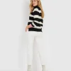 Striped Turtleneck Kalista*KYRA Discount