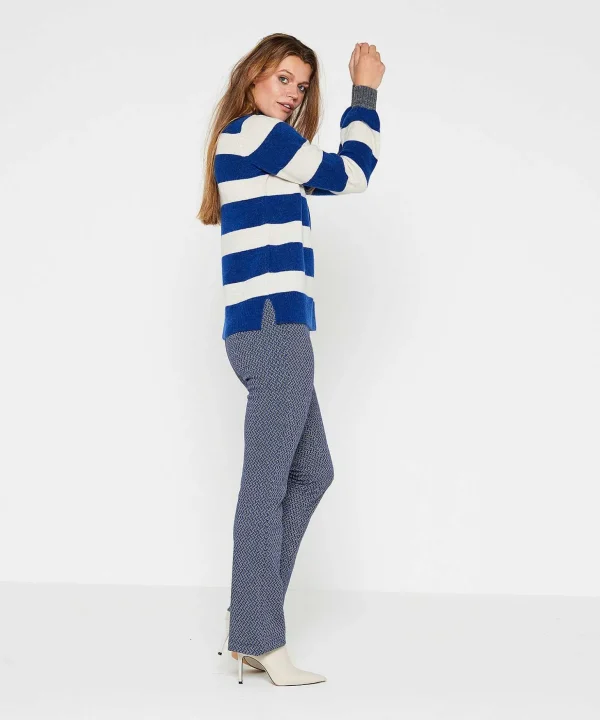 Striped Turtleneck Kalista*KYRA Fashion